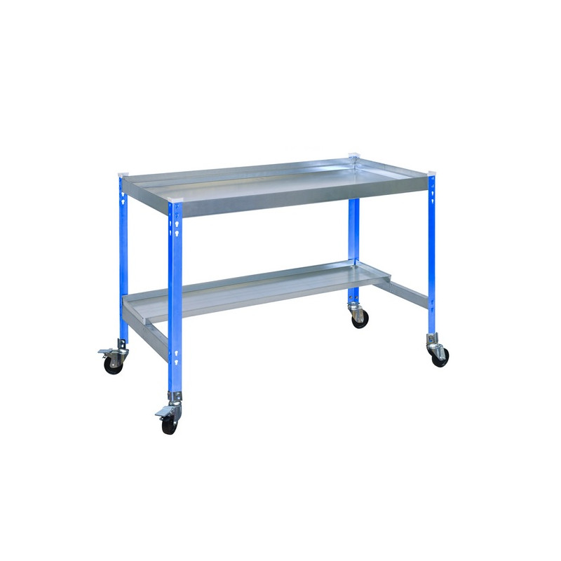 Simon Rack Table de préparation Simon Rack SIMONGARDEN DESK MOB 150x60cm bleu galva Kobleo