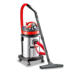 Promac Aspirateur eau et poussières Promac VAC-33TB-R 1,5kW cuve inox 32l Kobleo