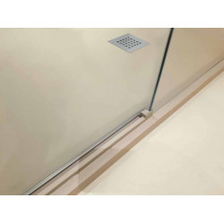 Samo Porte douche coulissante 2 panneaux 117-121 cm H200cm Droite Acrux Kobleo