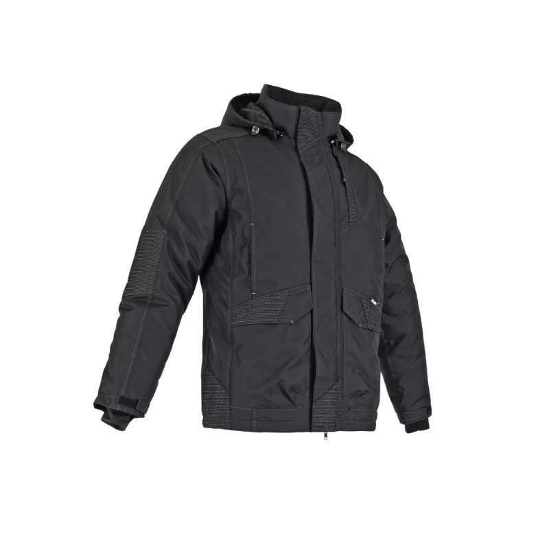 Parka LMA 2268 Oural taille 5 noire matelassé multi-poches Kobleo