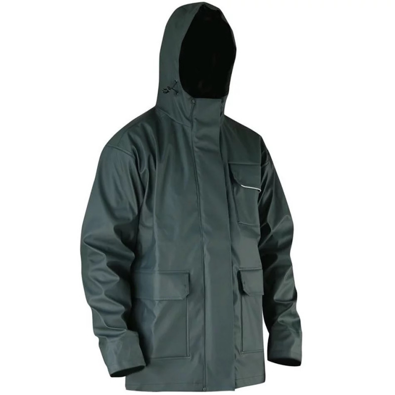 Veste de pluie LMA 2055 ORAGE taille 6 kaki foncé imperméable Kobleo