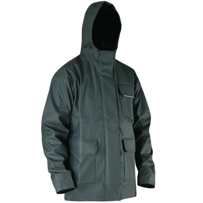 Veste de pluie LMA 2055 ORAGE taille 4 kaki foncé imperméable Kobleo