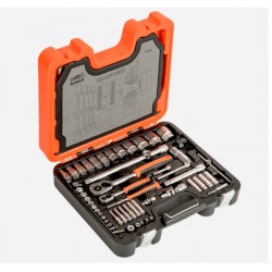Bahco Jeu de douilles Bahco S910 1/4" et 1/2" en coffret 92pcs Kobleo