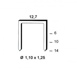 Alsafix Agrafeuse manuelle Alsafix CT6000P capacité 70 agrafes 81P de 6 à 14mm Kobleo