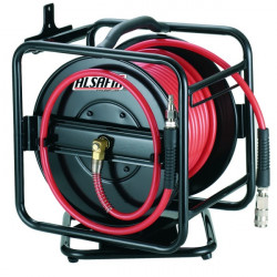 Alsafix Enrouleur pneumatique Alsafix pivotant 360° D10x15 tuyau 25m Kobleo