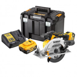 DeWalt Scie circulaire DeWalt DCS565P2-QW XR 18V 5Ah 2 batteries 165mm Kobleo
