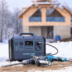 Orium Station d'énergie portative Orium IZYWATT 2400 2240Wh prise 2x230V Kobleo