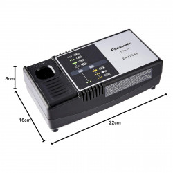Panasonic Chargeur Panasonic EY0L11B 2,4 à 3,6V NiMh/Li-Ion Kobleo