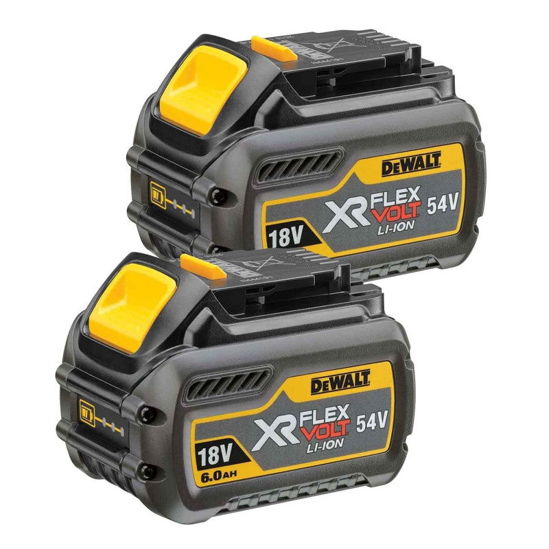 DeWalt 2 Batteries Dewalt DCB546T2 Li-Ion 18/54V 6/2Ah Kobleo