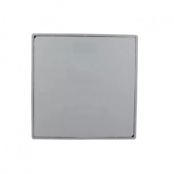 Nicoll Regard avec couvercle Nicoll RPCTCO 25x25x25cm gris clair Kobleo