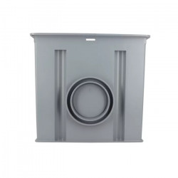 Nicoll Regard d'interface Nicoll RITX2B 30x30cm sortie D100mm gris clair Kobleo