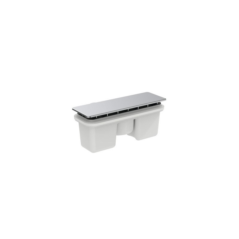 Ideal standard Bonde Ideal Standard T4493AA rectangulaire avec cache 19,5x5cm chrome Kobleo