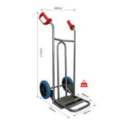 Stockman Diable Stockman DVPO-RG-BR en acier incurvé roues D260mm gonflables Kobleo