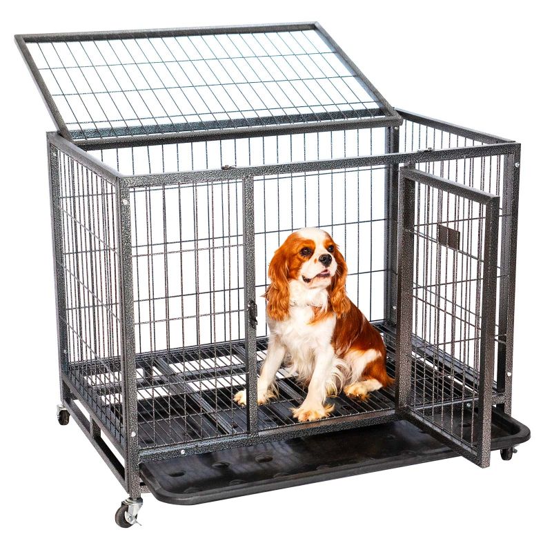 Paitsy Cage pour chien MouvedyL, 93x59x76cm, roues verrouillables, Paitsy Kobleo