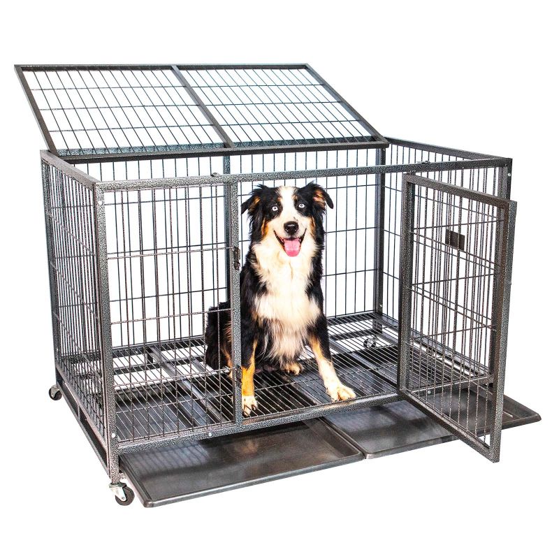 Paitsy Cage pour chien MouvedyXL, 123x79x84cm, roues verrouillables, Paitsy Kobleo