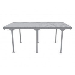 Duramax Carport Ducarport189 en métal gris 15,58m2 Duramax Kobleo