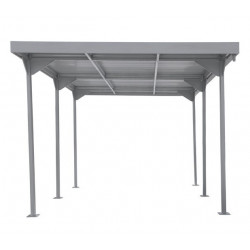 Duramax Carport Ducarport189 en métal gris 15,58m2 Duramax Kobleo