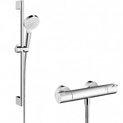 Hansgrohe Combi douche Crometta Vario avec barre 65cm Ecostat 1001 CL Hansgrohe Kobleo