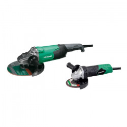 Hikoki Pack de 2 meuleuses Hikoki KG23SBYBZ 2200W et 900W D230mm et 125mm Kobleo