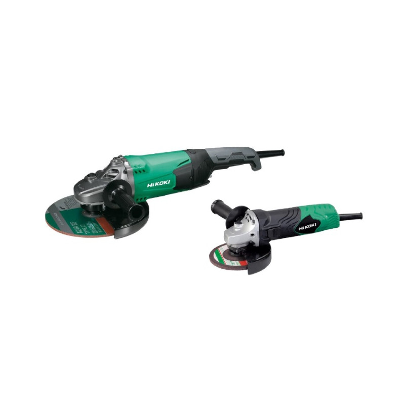 Hikoki Pack de 2 meuleuses Hikoki KG23SBYBZ 2200W et 900W D230mm et 125mm Kobleo