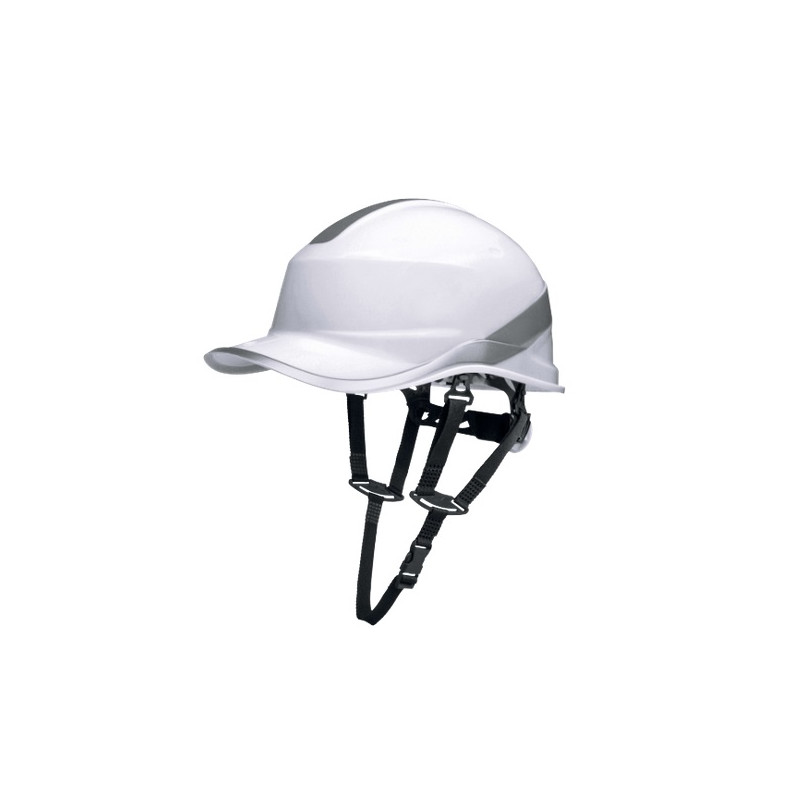 Casque de chantier Delta Plus DIAMOND V UP  blanc taille ajustable