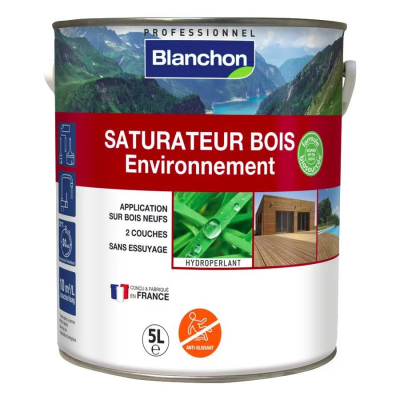 Blanchon Saturateur bois environnement Blanchon naturel 5L Kobleo