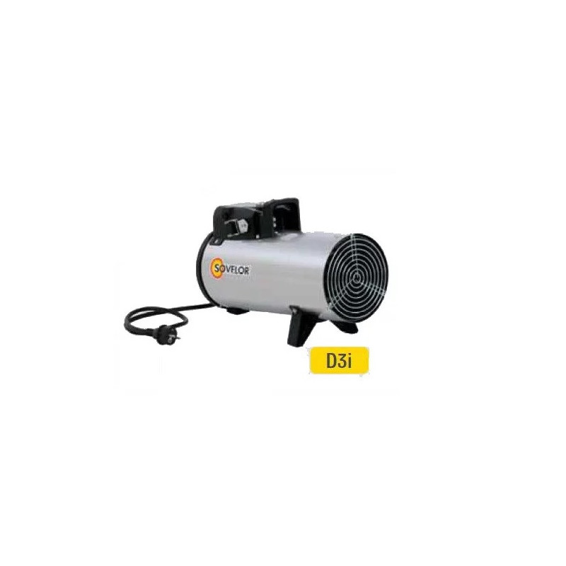 Sovelor Chauffage air pulsé portable inox 230V~1 50Hz 3kW D3I Sovelor Kobleo