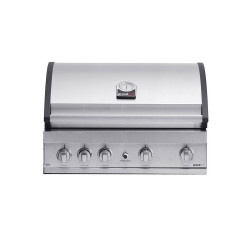 Grandhall Cuisine extérieure acier inoxydable gaz 168kW surface cuisson 80x45cm  Kobleo