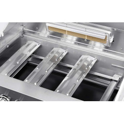 Grandhall Cuisine extérieure acier inoxydable gaz 168kW surface cuisson 80x45cm  Kobleo