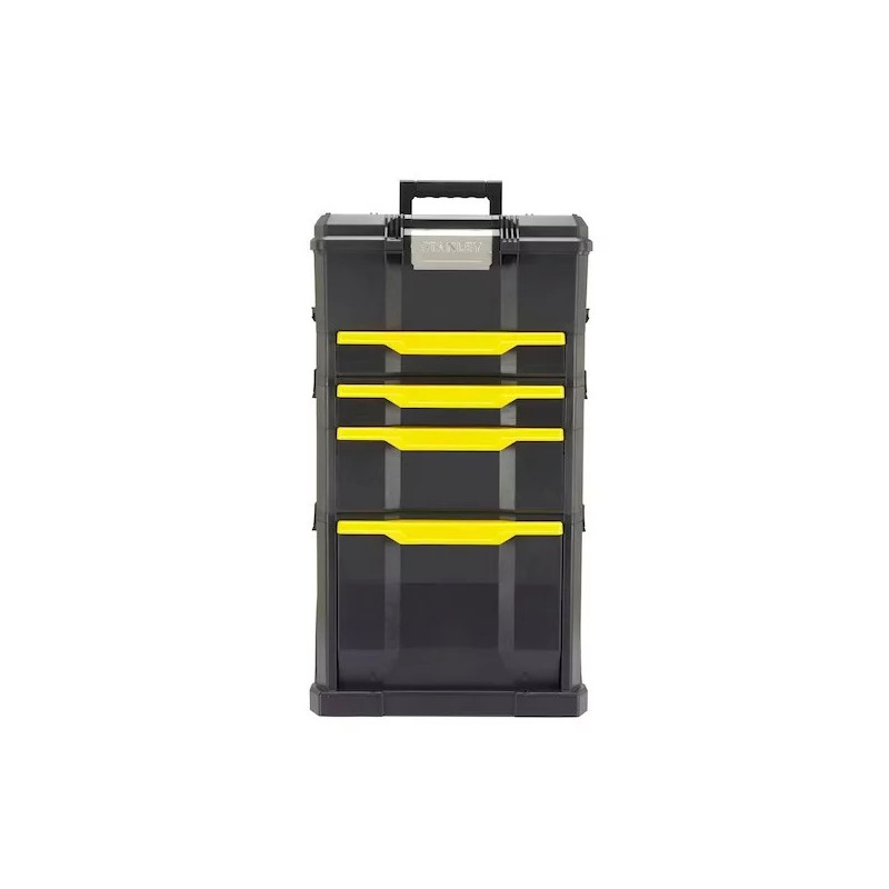 Stanley Servante Stanley Modulo 3 en 1 avec boîte Touchlatch à tiroir 55,6L Kobleo Stanley Servante Stanley Modulo 3 en 1 avec boîte Touchlatch à tiroir 55,6L Kobleo