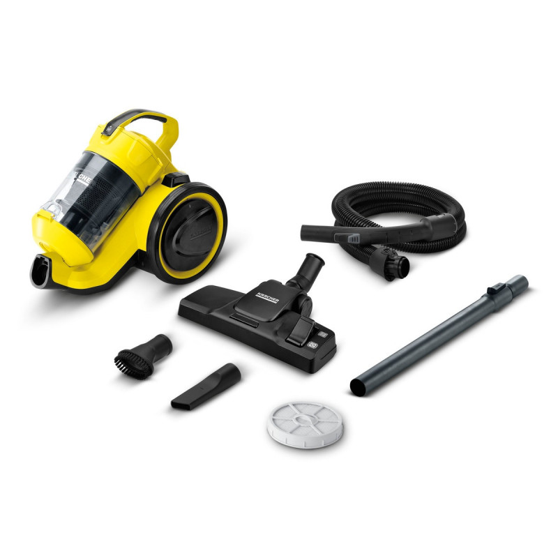 Karcher Aspirateur Karcher VC 3 jaune 700W bac à déchets transparent 0,9L Kobleo Karcher Aspirateur Karcher VC 3 jaune 700W bac à déchets transparent 0,9L Kobleo