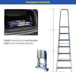 Hoström Escabeau télescopique Extendact12 Kobleo