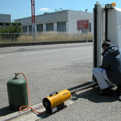 Sovelor Chauffage mobile Sovelor BLP17M à air pulsé au gaz propane 10-16kW Kobleo