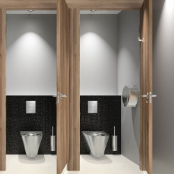 Delabie Patère virgule Delabie modèle court en inox 304 poli brillant Kobleo