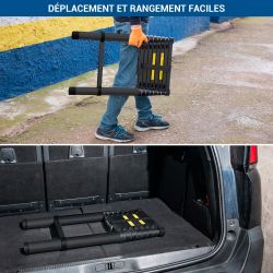 Hoström Telescoo9, échelle télescopique basique 9 marches Kobleo