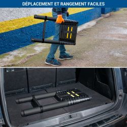 Hoström Echelle telescopique 3,2m TELESCOO11, Garantie 5 ans, Hostrom Kobleo