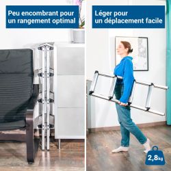 Hoström Escabeau marche pied 4 marches HOMILIX4, H max travail 2,59m, Hostrom Kobleo Hoström Escabeau marche pied 4 marches HOMILIX4, H max travail 2,59m, Hostrom Kobleo