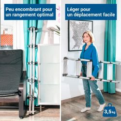 Hoström Escabeau marche pied 5 marches HOMILIX5, H max travail 2,85m, Hostrom Kobleo