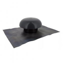 Nicoll Chapeau ventilation Nicoll CD12 col etanch 45x33mm D125mm anthracite Kobleo