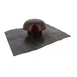 Nicoll Chapeau ventilation Nicoll CDT10 col etanch 40x33mm D100mm marron Kobleo