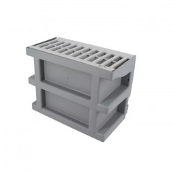 Nicoll Courette Nicoll COUR7G pour vide sanitaire 26x13,5x20cm gris clair Kobleo