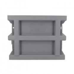 Nicoll Courette Nicoll COUR7G pour vide sanitaire 26x13,5x20cm gris clair Kobleo