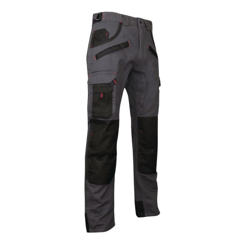 Pantalon de travail LMA ARGILE taille 54 Gris/Noir multipoches Kobleo Pantalon de travail LMA ARGILE taille 54 Gris/Noir multipoches Kobleo