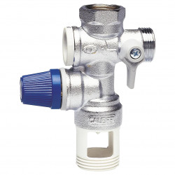 Thermador Groupe de sécurité vertical Thermador GSI15 chromé siège inox 1/2" Kobleo