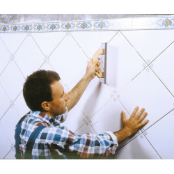 Rubi Talochon caoutchouc Rubi 25x11cm pour joints SUPERPRO poignée en bois Kobleo