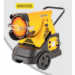 Sovelor Chauffage radiant mobile au fuel à combustion directe 25.8 kW MINISTAR Kobleo