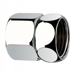 Delabie Raccord fou à écrou prisonnier Delabie 820015.2P FF1/2" laiton chromé Kobleo