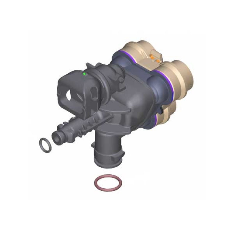 Karcher Culasse de cylindre Karcher K2 et K3 pour nettoyeur haute pression Kobleo Karcher Culasse de cylindre Karcher K2 et K3 pour nettoyeur haute pression Kobleo