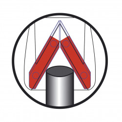 Virax Ebavureur tonneau Virax intérieur/ extérieur cuivre/ PEHD max 40mm Kobleo