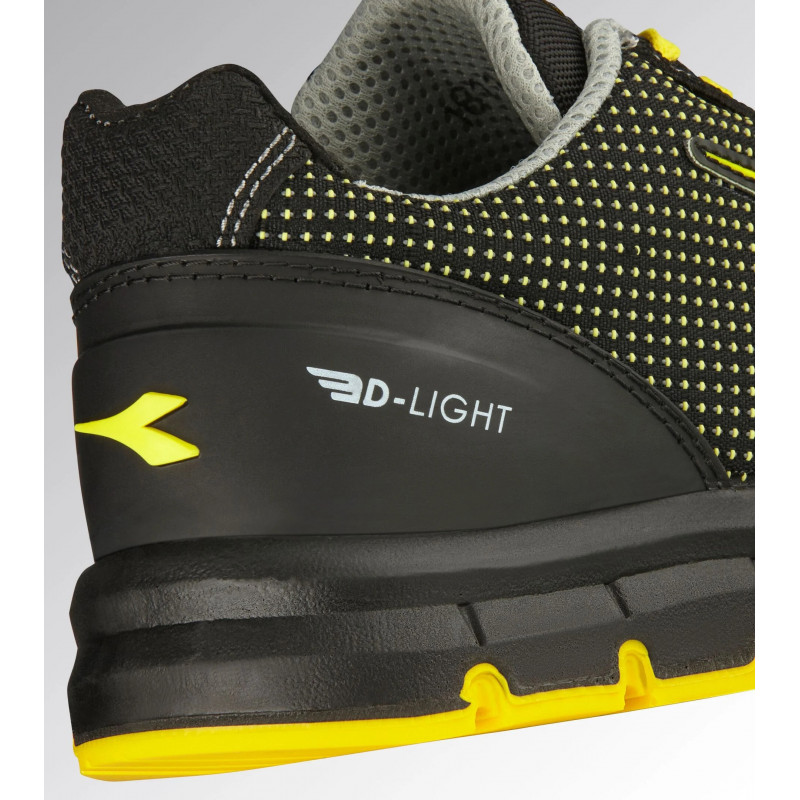 Diadora Chaussure de sécurité Diadora RUN ATOM LOW S3 SRC ESD T.42 noir jaune Kobleo Diadora Chaussure de sécurité Diadora RUN ATOM LOW S3 SRC ESD T.42 noir jaune Kobleo